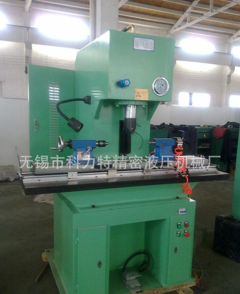 雙頂針液壓矯直機 小型軸類自動校直機 金屬成型設備三輥輪矯直圖片_高清圖_細節(jié)圖-無錫市科力特精密液壓機械廠